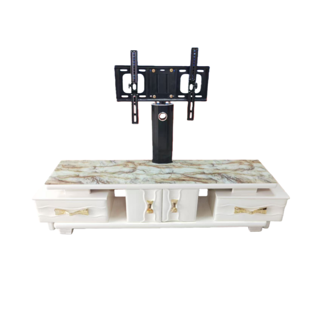 Wooden TV Cabinet with Adjustable Shelves Sturdy Storage for Consoles, Soundbars & Home Theater Accessories