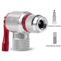 Pompe à CO2 miniature portable pour gonflage rapide, en alliage d'aluminium, avec valve Schrader, cartouches de CO2, gonfleur de pneus de vélo