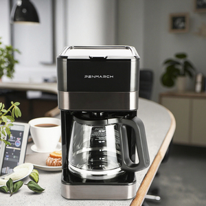 <span class=keywords><strong>Cafetière</strong></span> à <span class=keywords><strong>filtre</strong></span> à café de qualité supérieure pour la maison et le bureau, haute performance, dotée d'un <span class=keywords><strong>filtre</strong></span> <span class=keywords><strong>permanent</strong></span> et d'une plaque de maintien au chaud automatique - Product Image 5