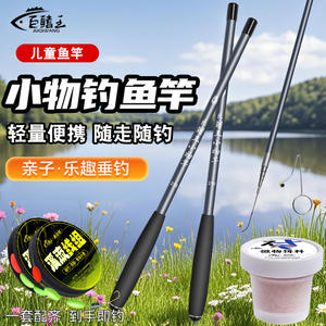 Mini canne à pêche 2M ultralégère et rigide pour la pêche en eau douce, cannes à main pour débutants avec action moyenne rapide - Product Image 5