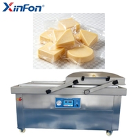 Machine d'emballage de fromage certifiée CE, longue durée de vie, durable, fiable, machine d'emballage sous vide à double chambre