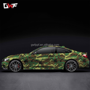 GWF verde ejército camuflaje coche <span class=keywords><strong>vinilo</strong></span> película pegatina DIY motocicleta automóviles accesorios decorar pegatina vinilos para autos - Product Image 4