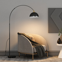 Nordique minimaliste Led pêche forme salon lampadaires hauteur réglable étude lampe de lecture chambre lampes de chevet