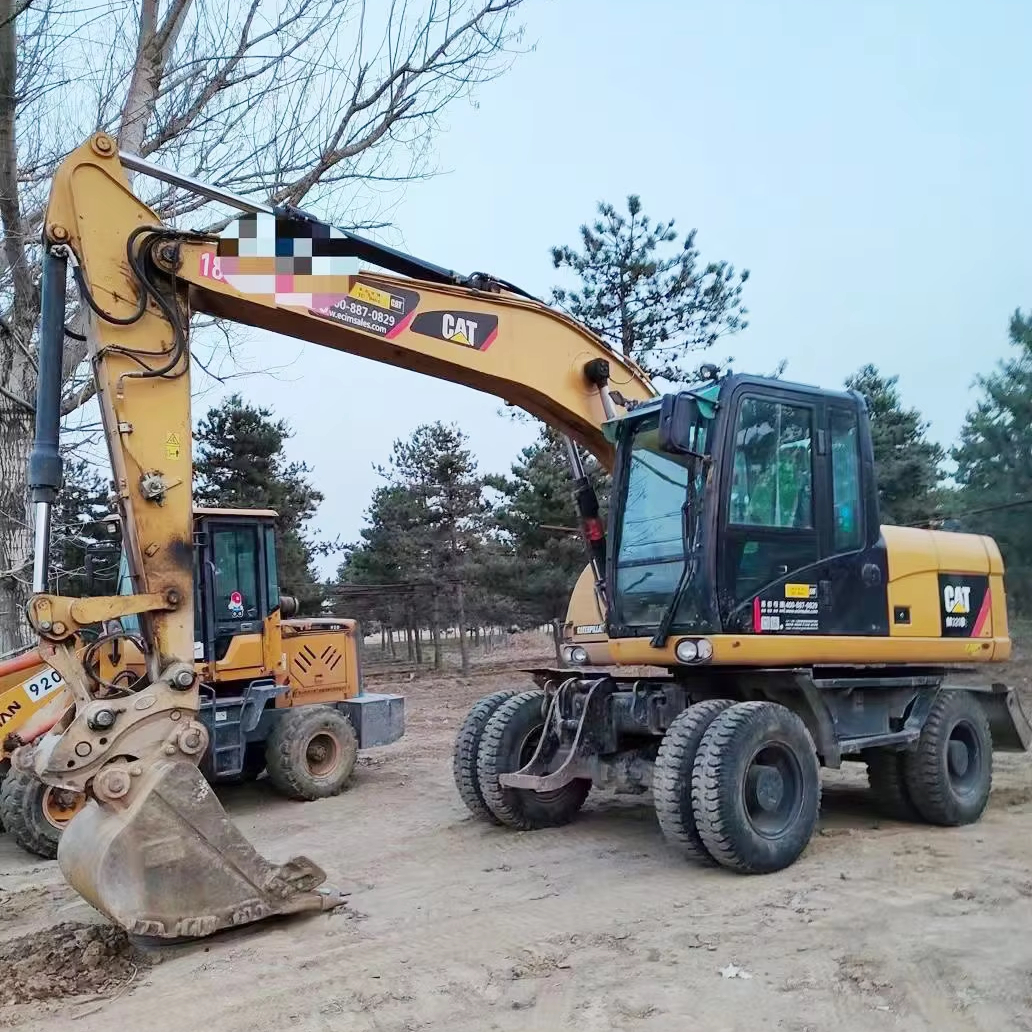 Экскаватор Cat M315 Подержанный 15 тонн колесный гидравлический экскаватор среднего размера строительная техника