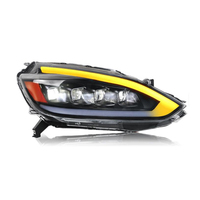 Ensemble de phares à LED avec 4 lentilles de projecteur, feux de jour dynamiques DRL pour Nissan Classic Sylphy 2016-2019, remplacement direct du phare