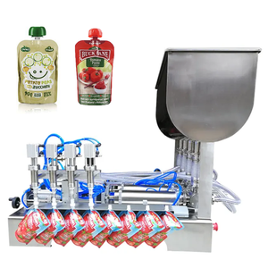 Máy Chiết Rót Bao Đựng Chất Lỏng Dạng Lỏng Dạng Lỏng Nén Mật Ong Sữa Chua Cũ Nhũ Tương Kem Sô Cô La 4 Đầu - Product Image 1