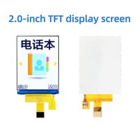 Respon Cepat Layar LCD TFT 2 Inci Antarmuka SPI 4W ST7789T3 Resolusi 320x240 -20~+70 untuk ESP32 dan Sistem Tertanam