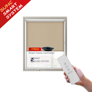 SUNC-Persianas enrollables inteligentes, eléctricas, personalizadas, con control remoto, silencioso - Product Image 4