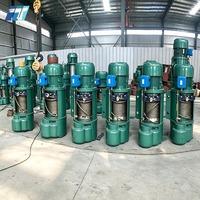 Palans électriques à câble traditionnels de 5 tonnes, type fixe/à chariot, 380V, certifiés, équipement de levage métallique robuste, vente au détail, palan électrique CD