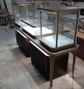 2024 su misura in acciaio inox vetro di lusso vetrina High-end vetrina vetrina gioielli vetrina vetrina - Product Image 6