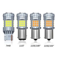 1156 1157 T20 LED clignotants lumière Blanc Rouge Ambre 1157 BAY15D ampoule led led P21W BA15S ampoule de frein de voiture
