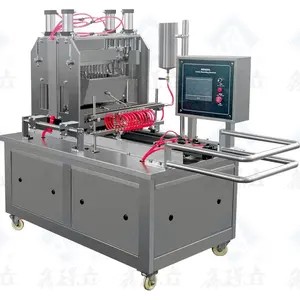 Automatische Snoep Productielijn Voor Het Maken Van Gummy Candy Dubbele Kleur Lolly Making Machine Hard Candy Machine