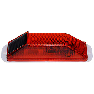 Voyant d'avertissement de circulation à <span class=keywords><strong>LED</strong></span> à énergie solaire pour la sécurité routière nocturne Marqueur de contour <span class=keywords><strong>Colonne</strong></span> Garde-corps Lumière stroboscopique - Product Image 1