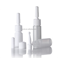 Petit flacon compte-gouttes en plastique 5ml 7Mlldpe | Ampoules pressées avec bouchon de buse à vis Pp pour les soins de beauté