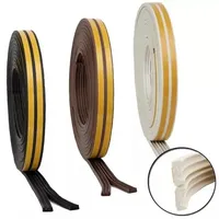 Nuevas Innovaciones 2025: Sello de Goma EPDM D para Ventanas, 9*6mm, Impermeable, Insonorizado, Extruido y Cortado para Ventanas y Puertas