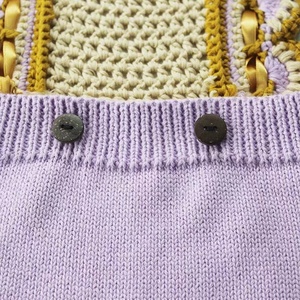 Mignon et doux bébé garçon et fille fait à la main automne <span class=keywords><strong>Crochet</strong></span> <span class=keywords><strong>combinaison</strong></span> bébé tricots - Product Image 4