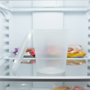 HACAMY Leakproof Disposable <b>Clear</b> Deli Cup Food Storage <b>Containers</b> with Secure Lids, Perfect for Soup - Product Image 1