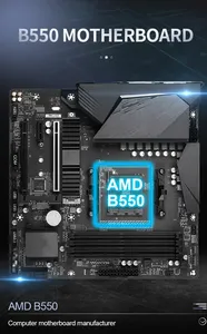 เมนบอร์ด B550M PRO M-ATX สำหรับเล่นเกม รองรับซีพียู R5 7 9 3600 3600X 3700X  คุณสมบัติ DDR4 เมนบอร์ด B550 ลดราคาพิเศษ - Product Image 5