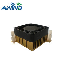 Disipador de Calor de Cobre para Chipset de Puente Norte-Sur de 5v y 40 mm, Disipador de Calor de Puente Norte de 40 mm con Ventilador, Radiador de 40 mm x 40 mm