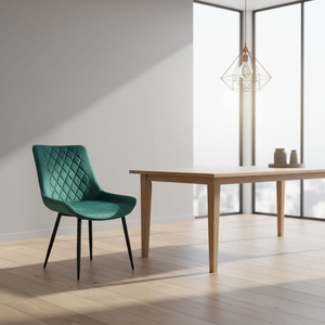 Sillas <span class=keywords><strong>de</strong></span> Comedor <span class=keywords><strong>de</strong></span> Alta Calidad con Estructura Metálica y Cojín <span class=keywords><strong>de</strong></span> Tela Tecnológica para el Hogar, Venta al por Mayor - Product Image 1