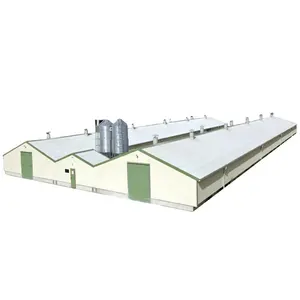 Nice Quality Prefab Steel Structure Poultry Farm Building Chicken House