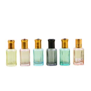 Venta al por mayor de lujo 3ml y 6ml de aceite esencial de perfume espesado con tapa dorada y esencia de masaje de anís estrellado en botellas roll-on - Product Image 1