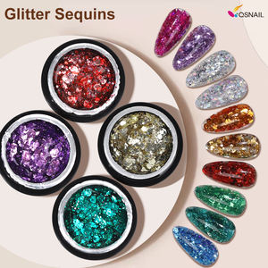 Lot de 30 paillettes scintillantes scintillantes au laser <span class=keywords><strong>semi</strong></span>-<span class=keywords><strong>permanent</strong></span> <span class=keywords><strong>vernis</strong></span> à ongles en gel UV pour la manucure et le nail art - Product Image 4
