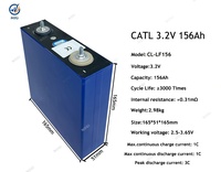 Оригинальная призматическая литиевая батарея CATL LiFePO4 3.2В 156Ач с глубоким циклом разряда, срок службы более 3000 циклов, для ESS, электромобилей и солнечных систем