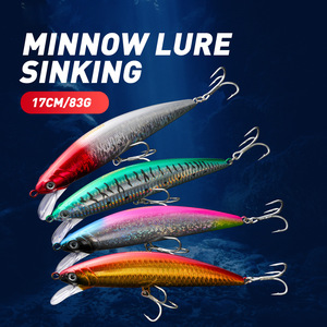 Esca <span class=keywords><strong>Artificiale</strong></span> Affondante per <span class=keywords><strong>Pesca</strong></span> <span class=keywords><strong>in</strong></span> <span class=keywords><strong>Mare</strong></span>, 17cm 83g, Esca Dura Bionica Pesante <span class=keywords><strong>con</strong></span> Ami per <span class=keywords><strong>Pesca</strong></span> dalla Barca - Product Image 1