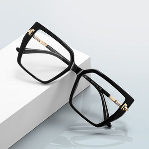 <span class=keywords><strong>Gafas</strong></span> Ópticas Extra Grandes Modelo 2267, Armazón de <span class=keywords><strong>Gafas</strong></span> TR90, Armazón Óptico de Ojo de Gato para Mujer, Logotipo Personalizado, Armazón en Existencia para Miopía - Product Image 2