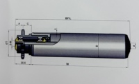 Galet de convoyeur non motorisé en acier inoxydable, axe de rouleau galvanisé pour convoyeur à bande, rouleau de déchargement