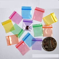 Sacs refermables miniatures en plastique réutilisables à fermeture thermique pour diverses utilisations, résistants à l'humidité, pour bonbons et aliments