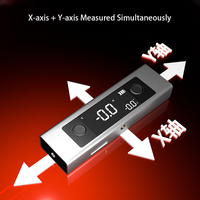Niveau laser LED double axe de qualité industrielle avec précision de 0,2 mm, inclinomètre numérique magnétique USB, auto-nivelant OEM/ODM