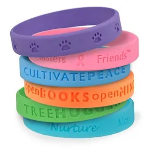 Braccialetto in silicone personalizzato per merchandising - Product Image 1