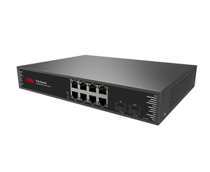 Commutateurs réseau Gigabit complets 8 ports RJ45 adaptatifs 10/100/1000M + 2 ports SFP Uplink 1000M en fibre optique, commutateur PoE géré facilement - Product Image 4
