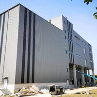 Estructura de Acero Reforzada de Alta Calidad, Moderna, Anticorrosiva, para Almacenes, Talleres, Fábricas, Estructura de Acero para Edificios