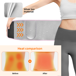 Corsé de entrenamiento de cintura de gimnasio antibacteriano de iones de plata ajustable para adelgazar para perder peso - Product Image 4