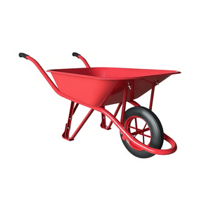 Carrinho de Mão Robusto com Estrutura Metálica para Transporte de Materiais de Construção - Product Image 2