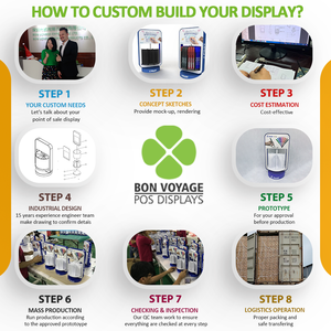 Chất Lượng Cao Hai Mặt Miễn Phí Thường Vụ Sàn Gỗ Vớ Hiển Thị Đứng Sock Rack - Product Image 6