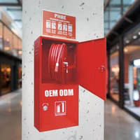 Armoire d'accessoires personnalisable pour équipement de lutte contre les incendies avec enrouleur de tuyau flexible pour la protection contre les incendies