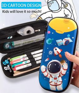 Trousse à crayons en cuir EVA avec fermeture éclair, motif dessin animé pour enfants, pour garçons, OEM - Product Image 4