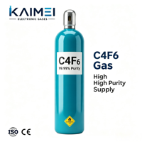 Gas de Hexafluorobutadieno C4F6 de Alta Pureza 99.999% 5N para Grabado HAR Avanzado en FAB de Semiconductores
