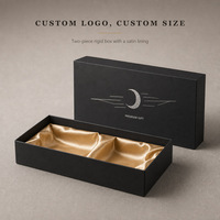 Boîte cadeau rigide noire mate avec couvercle et base, logo personnalisé, estampage à chaud argenté pour emballage de gâteaux de lune, vente en gros OEM