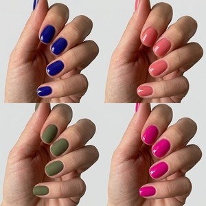 Venta al por Mayor de 24 <span class=keywords><strong>Uñas</strong></span> <span class=keywords><strong>Postizas</strong></span> Rojas Cortas, <span class=keywords><strong>Uñas</strong></span> Artificiales de Color Puro, Hechas a Máquina, Embalaje Personalizado, <span class=keywords><strong>Uñas</strong></span> <span class=keywords><strong>Postizas</strong></span> Reutilizables - Product Image 1