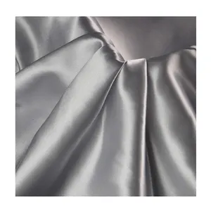 satin fabric textile Raw Material Manufacturer 100 Polyester Stretch Fabric Satin for Satin Fabrics Clothing Dresses Lining
