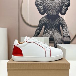 Zapatillas de Tenis Rojas para Hombre 2026, Transpirables, de Cuero, Planas, de Alta Calidad, Diseño Clásico, Antideslizantes, con Amortiguación - Product Image 1