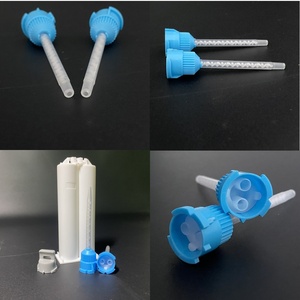 HANSIN HXY-87001Y Mélangeurs statiques en plastique 1:1 pour <span class=keywords><strong>colle</strong></span> <span class=keywords><strong>dentaire</strong></span> en cartouche bicomposante, embouts marron pour <span class=keywords><strong>ciment</strong></span> 5ml/14ml/24ml - Product Image 5