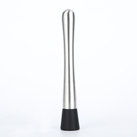 Moulin à cocktail de luxe en acier inoxydable, outil de bar réutilisable, diamètre 5-10 cm