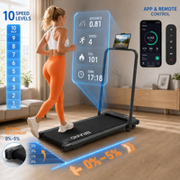 Tapis de marche électrique pliable compact pour la maison, le bureau ou la salle de sport, idéal pour les petits appartements