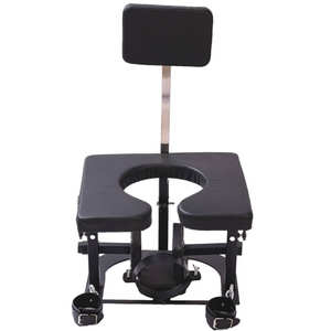 <span class=keywords><strong>BDSM</strong></span> assis visage tabouret toilette pot chaises mâle esclave formation fétiche jouet sexuel Bondage collier esclave chaise avec entonnoir - Product Image 6